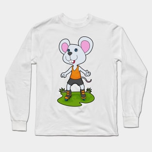 Mouse Inline skating Roller skates Long Sleeve T-Shirt